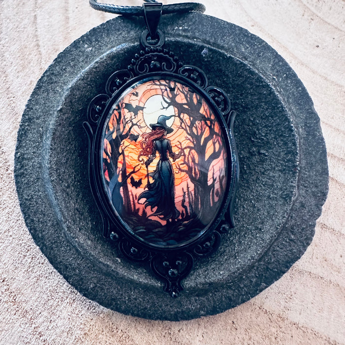 WITCH PENDANT NECKLACE