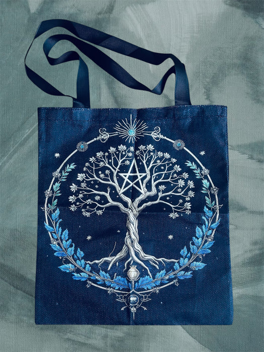 MYSTICAL TREE OF LIFE TOTE BAG