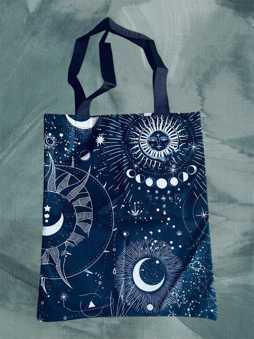 SUN, MOON & STARS TOTE BAG