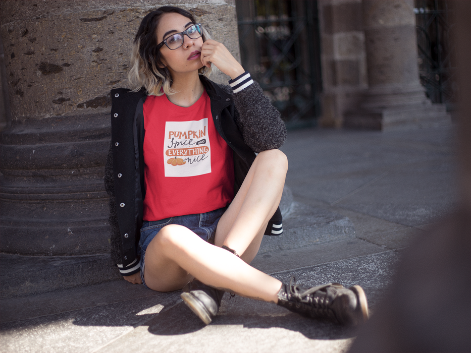 PUMPKIN SPICE AND EVERYTHING NICE T-SHIRT