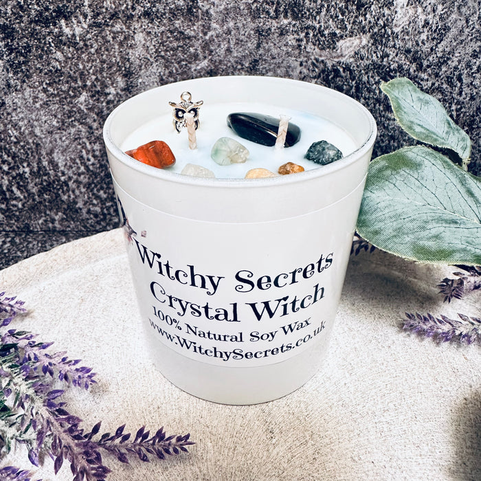 CRYSTAL WITCH CANDLE - EUCALYPTUS