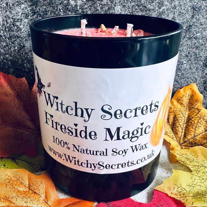 FIRESIDE MAGIC- CRACKLING LOG FIRE