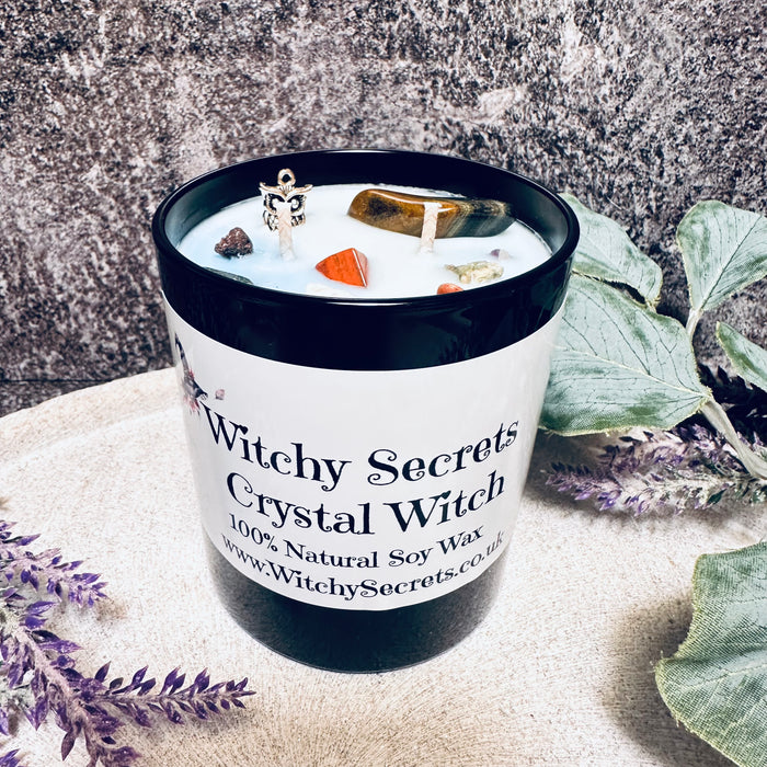 CRYSTAL WITCH CANDLE - EUCALYPTUS