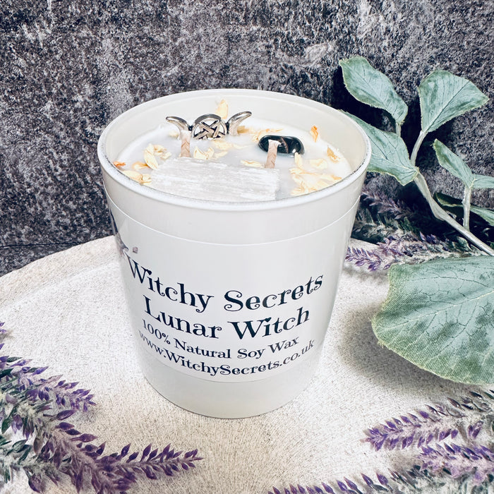 LUNAR WITCH CANDLE - WHITE LAVENDER