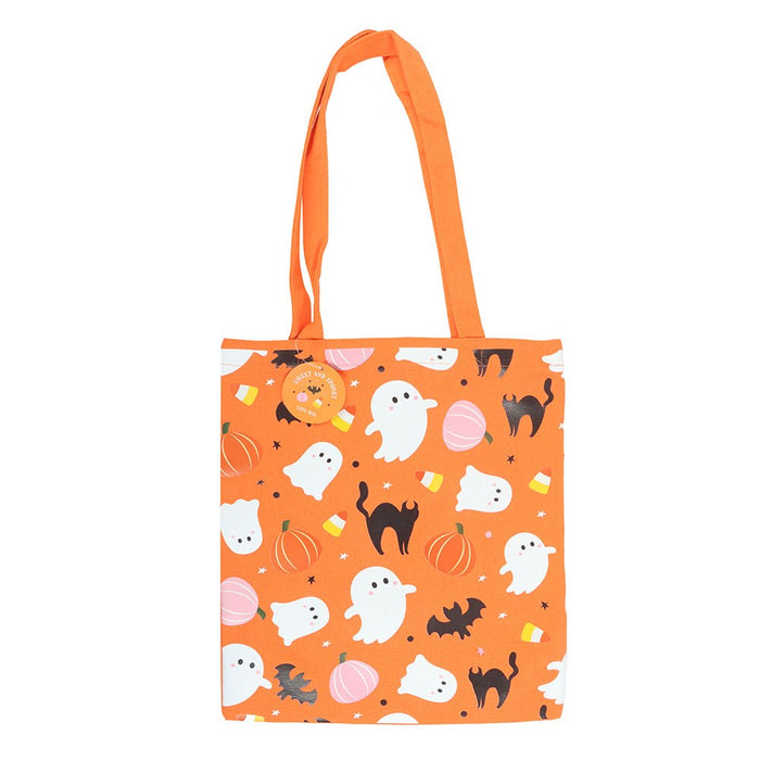 SWEET AND SPOOKY GHOST TOTE BAG