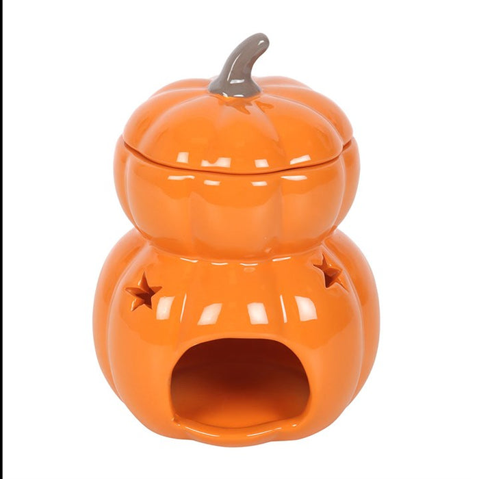 STACKED PUMPKIN WAX & OIL BURNER