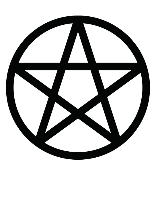 GREY PENTAGRAM T-SHIRT