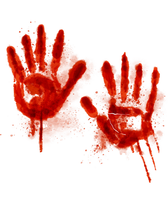 BLOODIED HANDS T-SHIRT