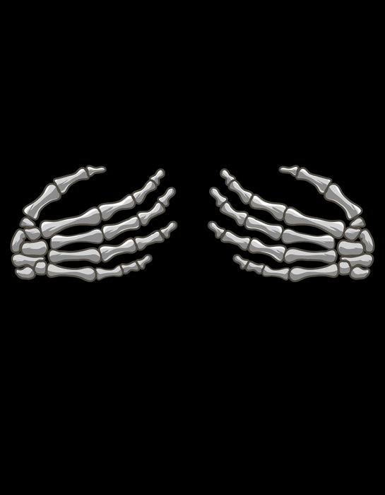 SKELETON HANDS T-SHIRT