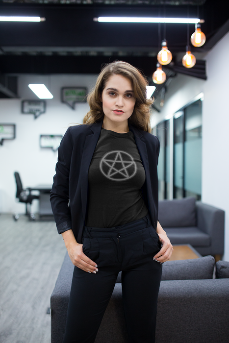 GREY PENTAGRAM T-SHIRT