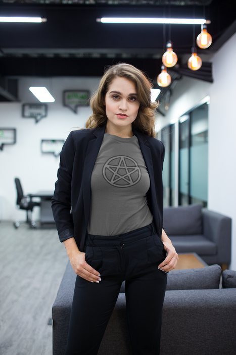 GREY PENTAGRAM T-SHIRT