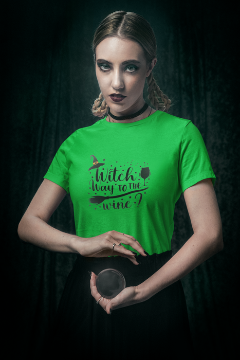 'WITCH WAY TO THE WINE' T-SHIRT