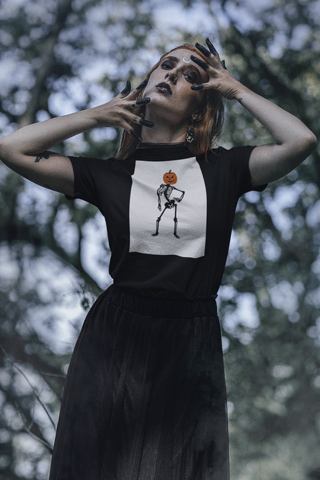 PUMPKIN SKELETON T-SHIRT