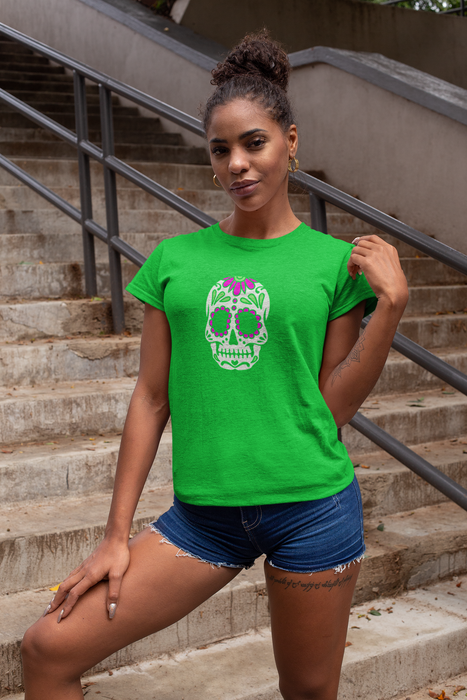 PSYCHEDELIC SKULL T-SHIRT