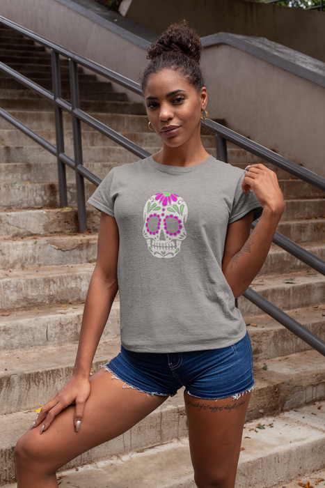 PSYCHEDELIC SKULL T-SHIRT