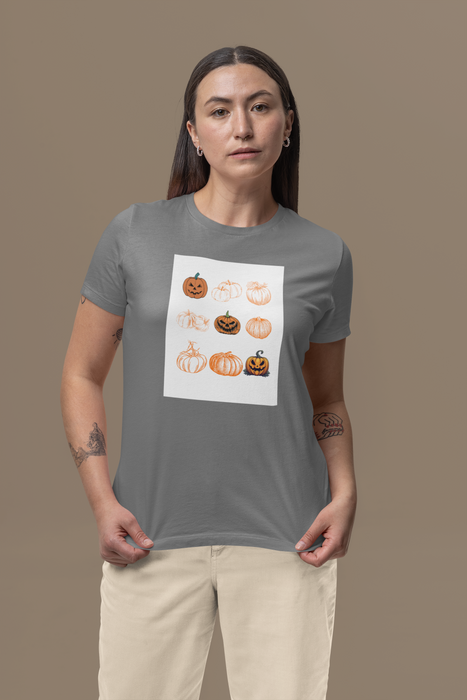 PUMPKIN TIC-TAC-TOE T-SHIRT