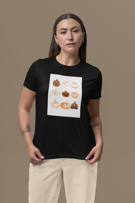 PUMPKIN TIC-TAC-TOE T-SHIRT