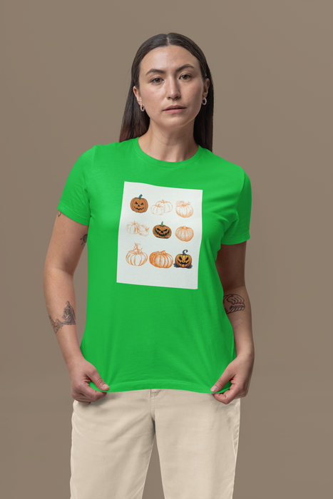 PUMPKIN TIC-TAC-TOE T-SHIRT