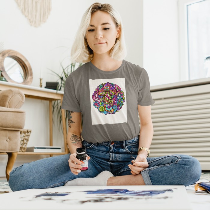 PSYCHEDELIC MUSHROOM EYES T-SHIRT