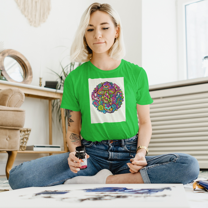 PSYCHEDELIC MUSHROOM EYES T-SHIRT