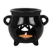 GLOSSY PENTAGRAM CAULDRON WAX BURNER - Witchy Wicks Ltd